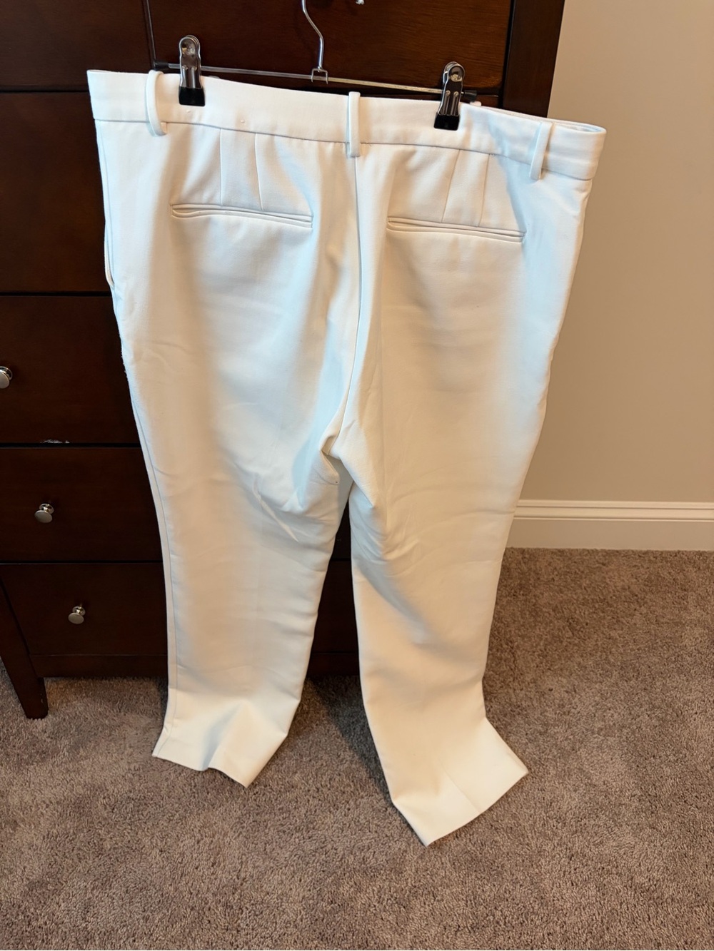 Ann Taylor Cream Women's Dress Trousers
